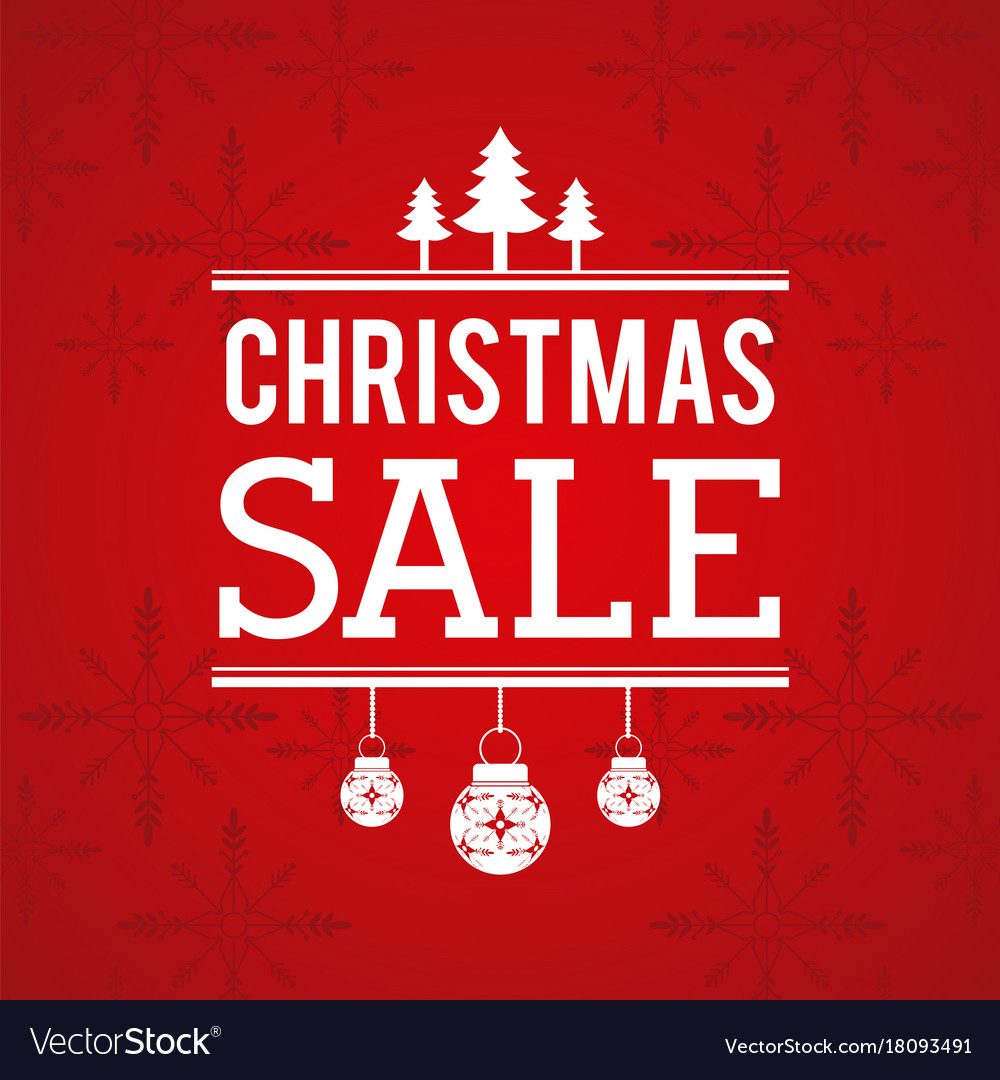 christmas sale flyer
