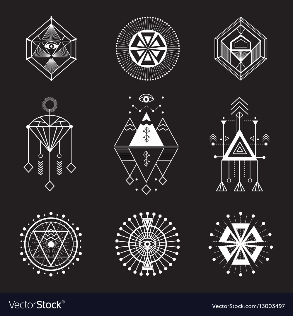 sacred geometry vector