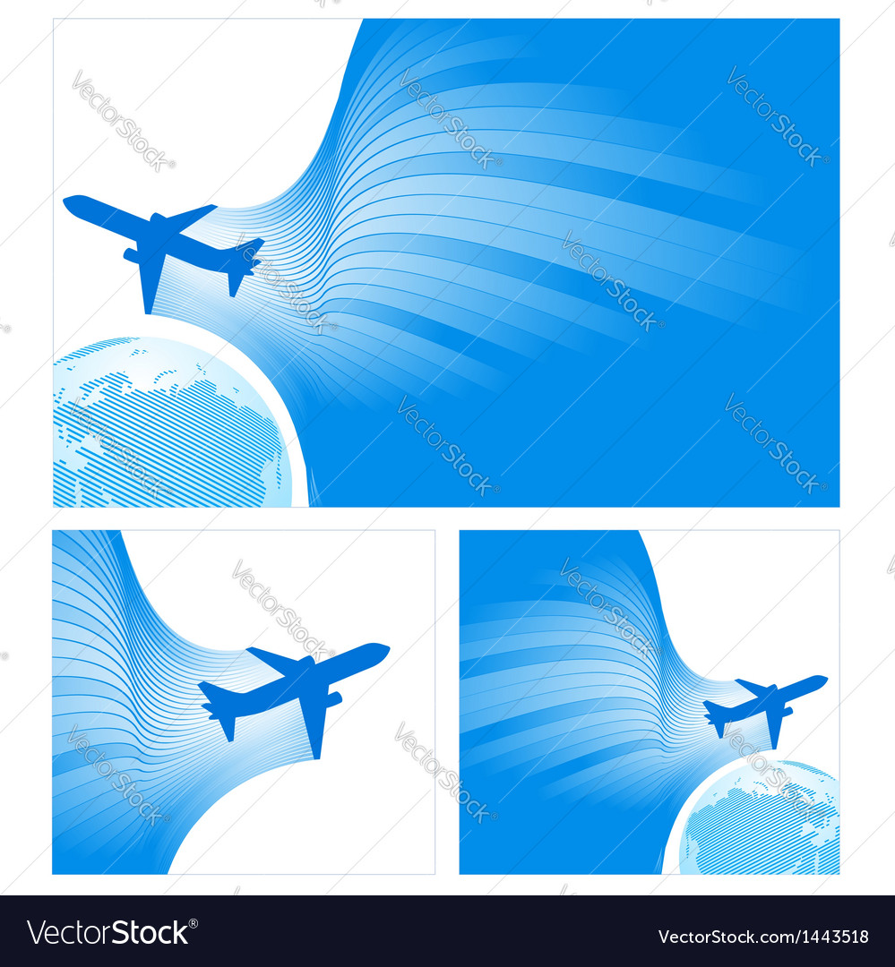 Airplane Flight Tickets Air Fly Sky Blue Travel Vector Image Airplane Flight Tickets Air Fly Sky Blue Travel Vector Image