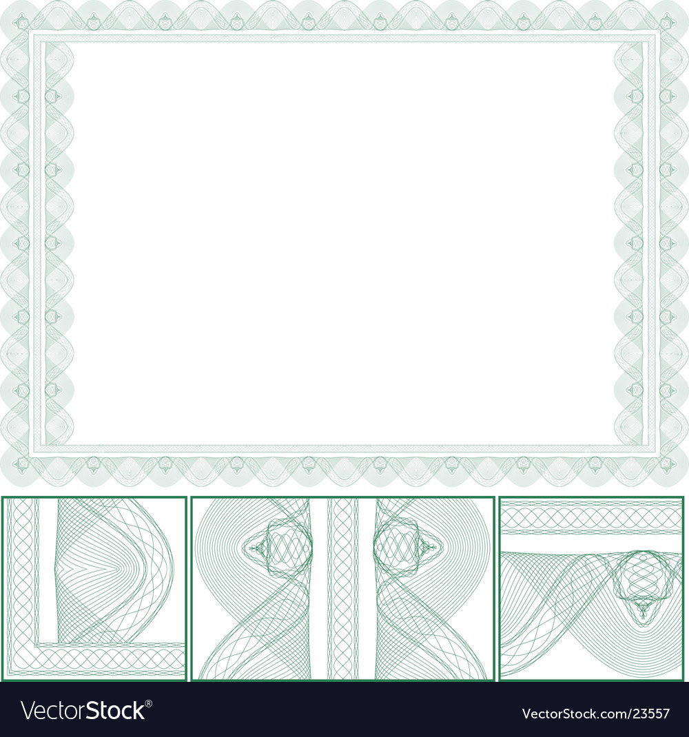 Certificate border Royalty Free Vector Image VectorStock