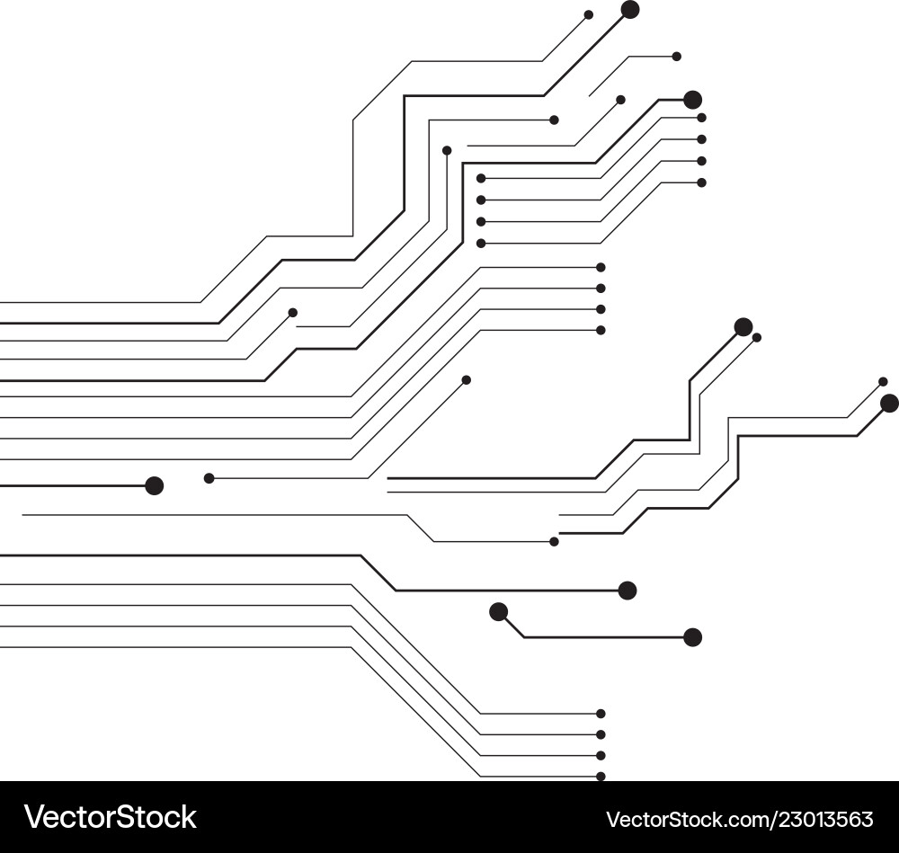 Abstract future digital science technology Vector Image