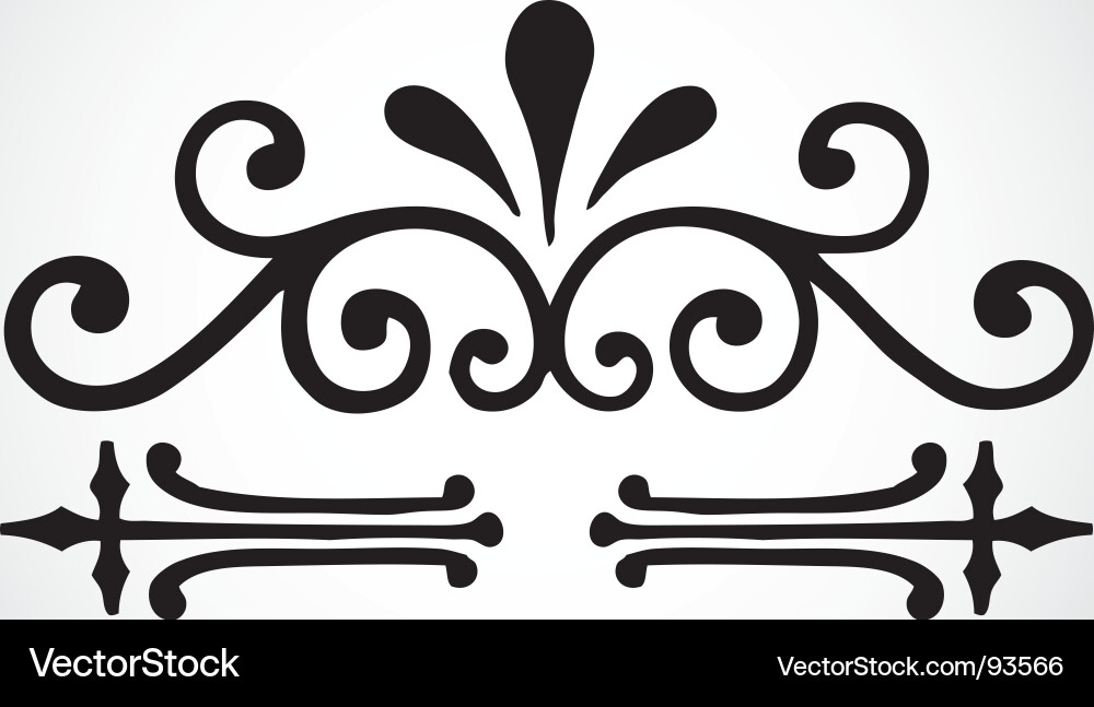 Download Swirl ornaments Royalty Free Vector Image - VectorStock