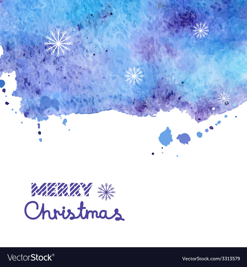 christmas watercolor background