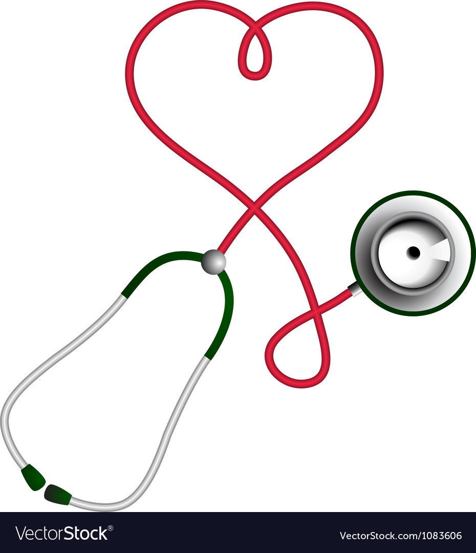 Download Heart shape stethoscope Cardiology concept Royalty Free ...