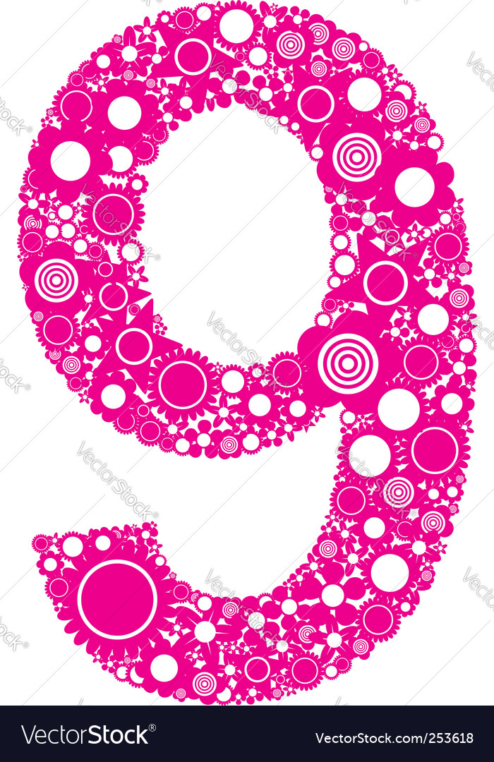 Number Royalty Free Vector Image - VectorStock