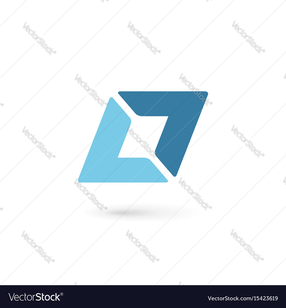 Abstract logo icon with letter l design template Vector Image Abstract logo icon with letter l design template Vector Image
