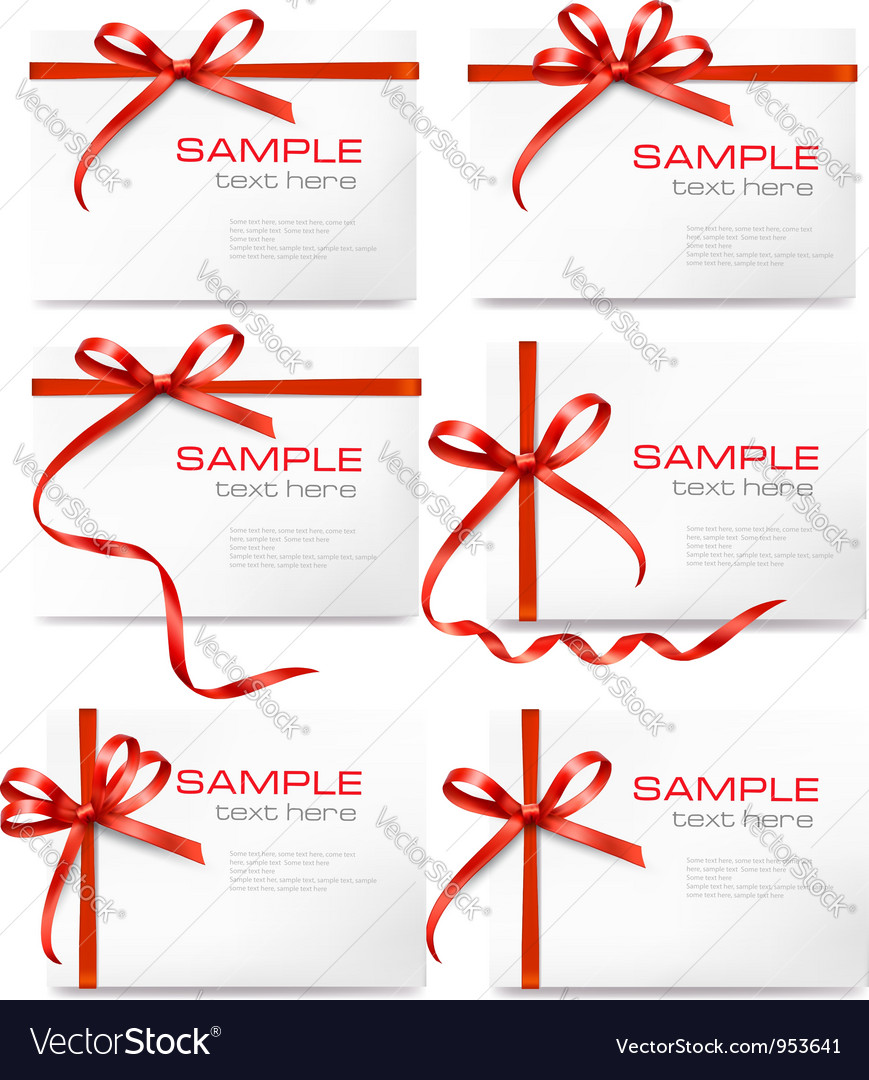 Gift tags and cards Royalty Free Vector Image - VectorStock