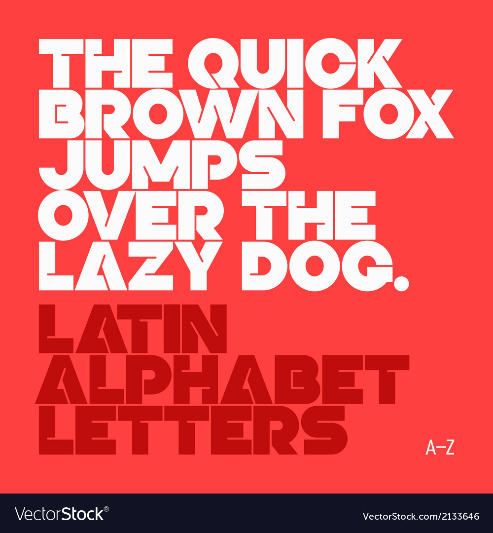 latin alphabet letter royalty free vector image latin alphabet letter