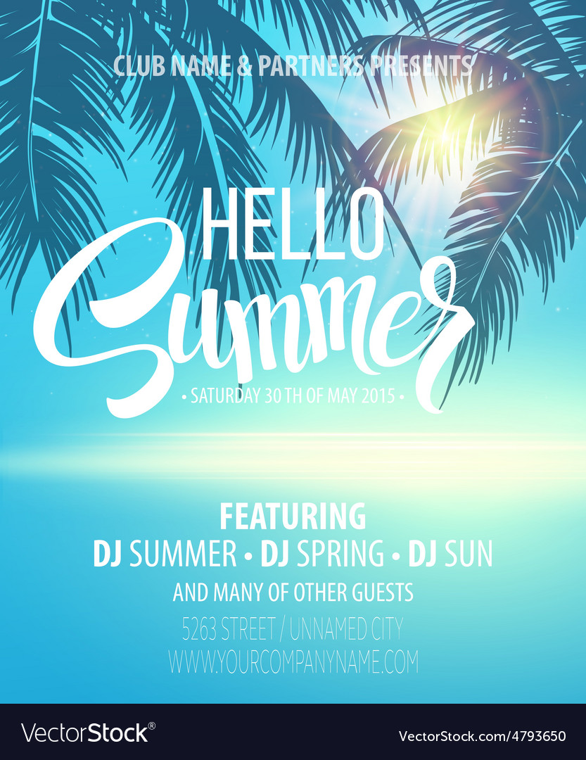 beach flyer
