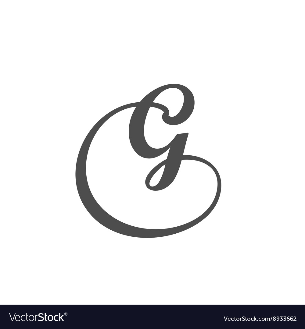 Letter G Logo Design Template Royalty Free Vector Image