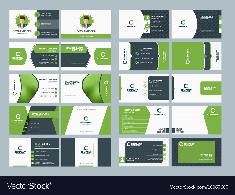 double sided business cards templates
