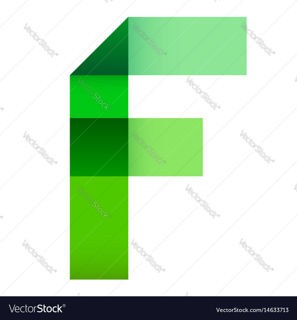 bright letter folded of paper royalty free vector image letter folded