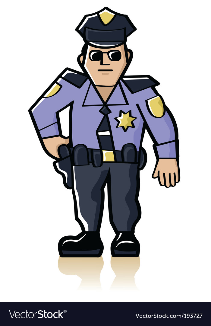 Download Police officer Royalty Free Vector Image - VectorStock