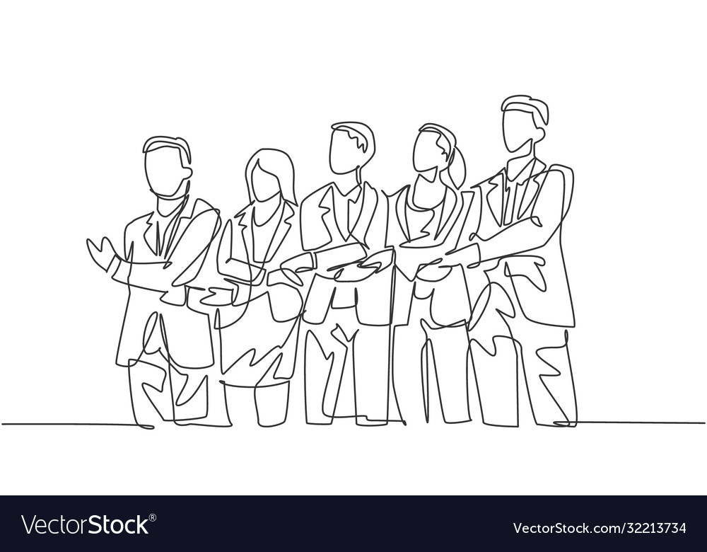 Continuous Line Drawing Businessman Royalty Free Vector Continuous Line Drawing Businessman Royalty Free Vector