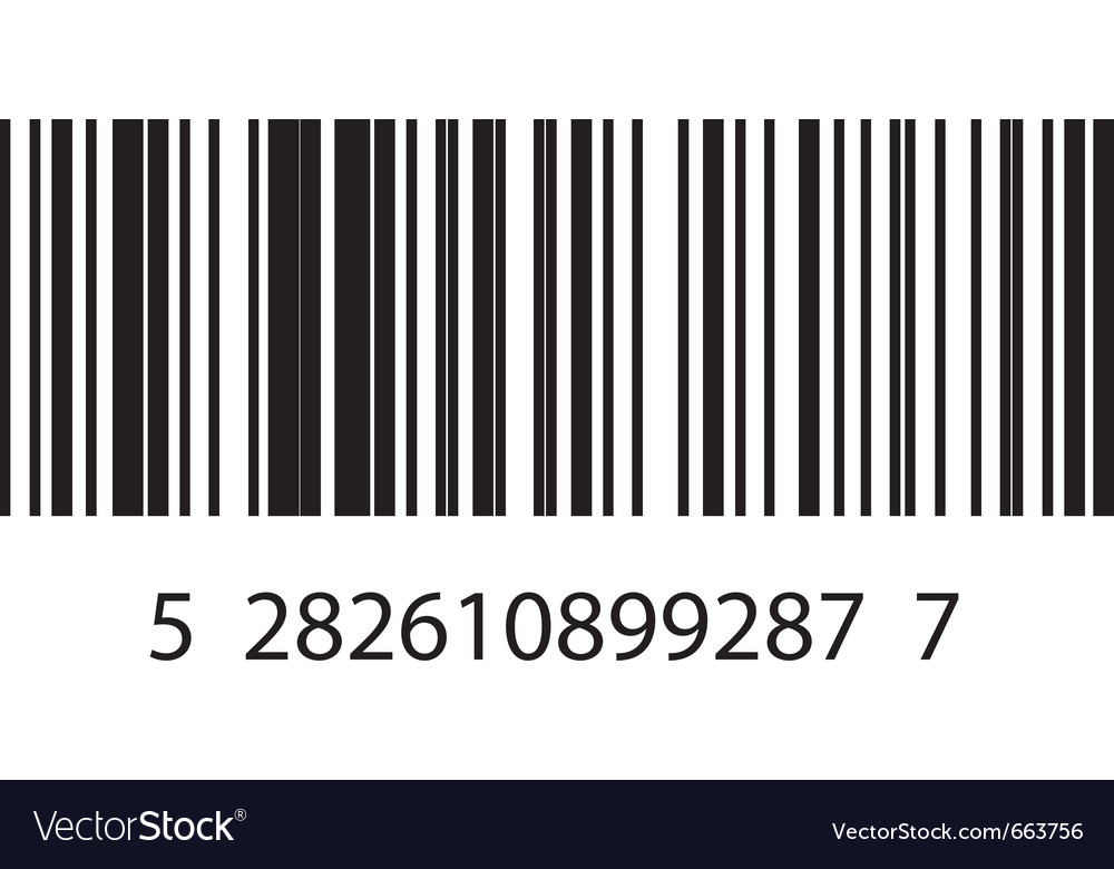 Barcode Royalty Free Vector Image VectorStock