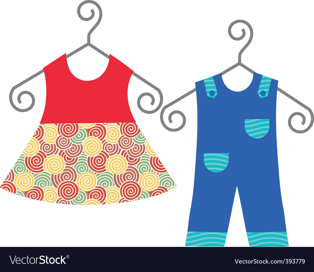 Download Baby clothing Royalty Free Vector Image - VectorStock