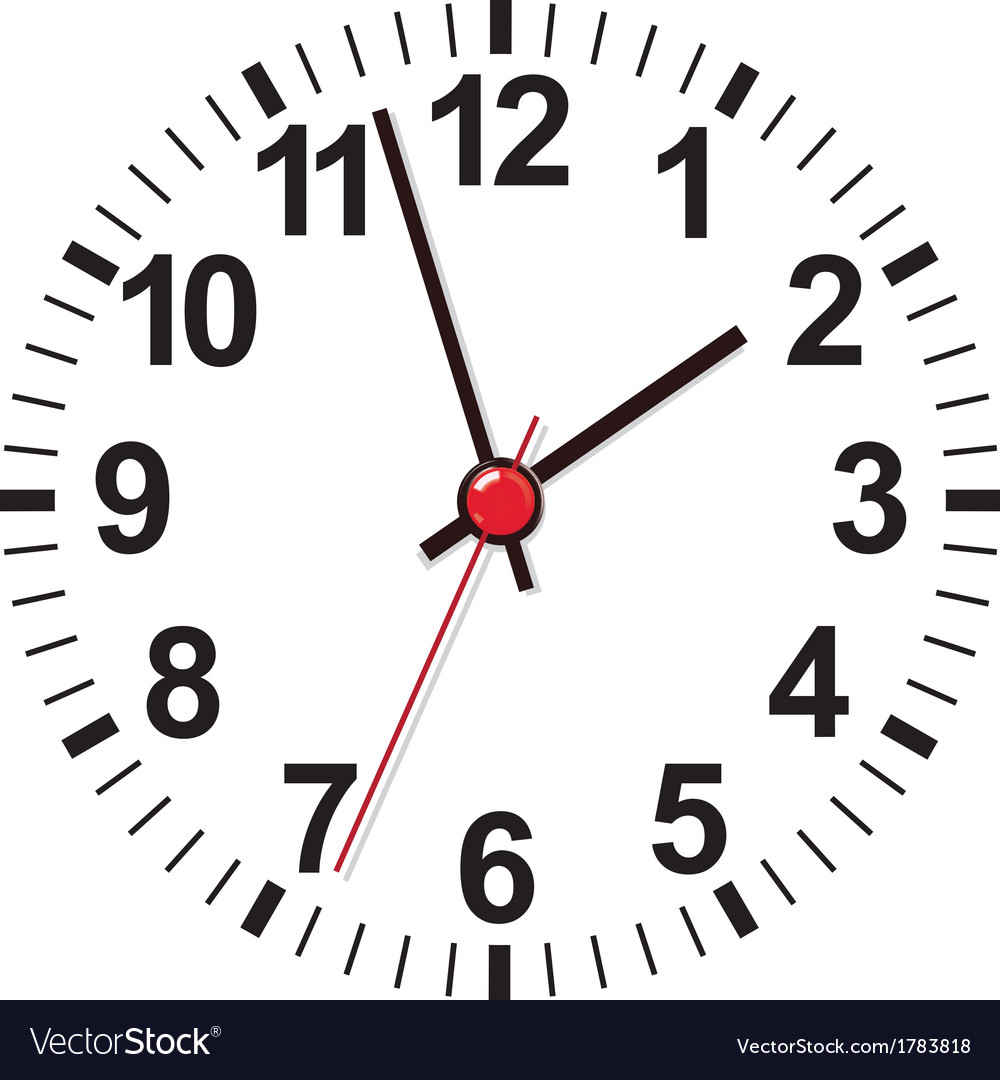 worksheet Clock Face clock face royalty free vector image vectorstock image