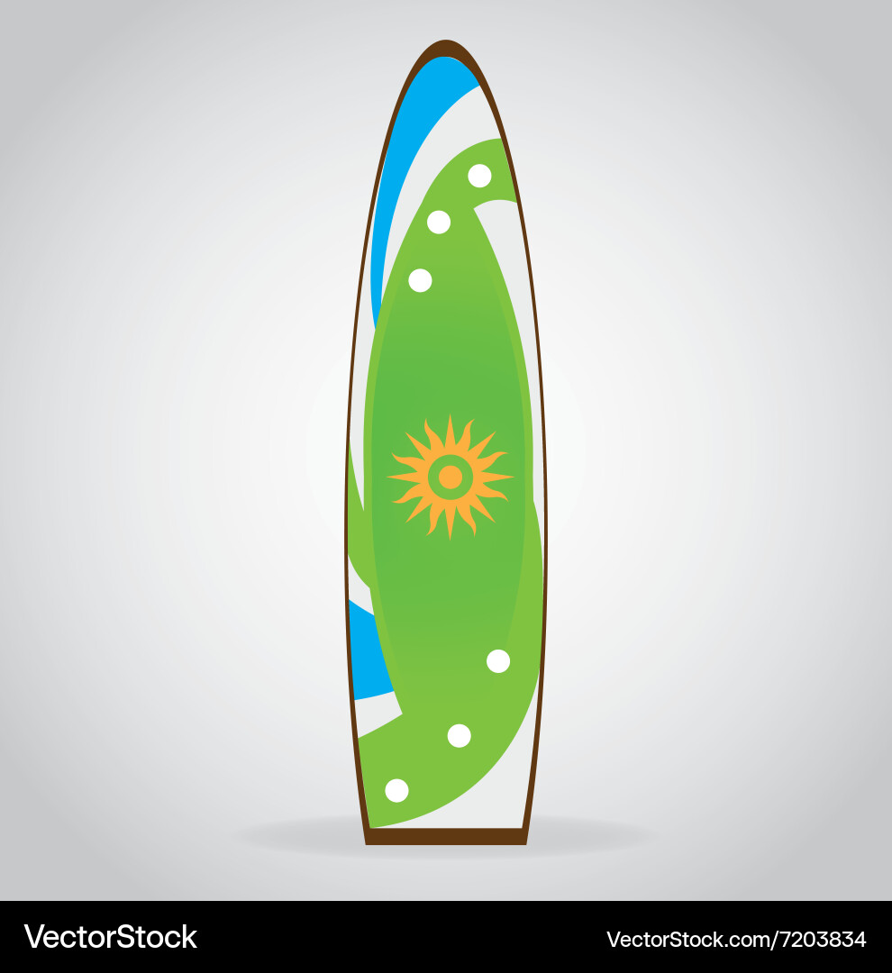 Surfboard Royalty Free Vector Image - VectorStock