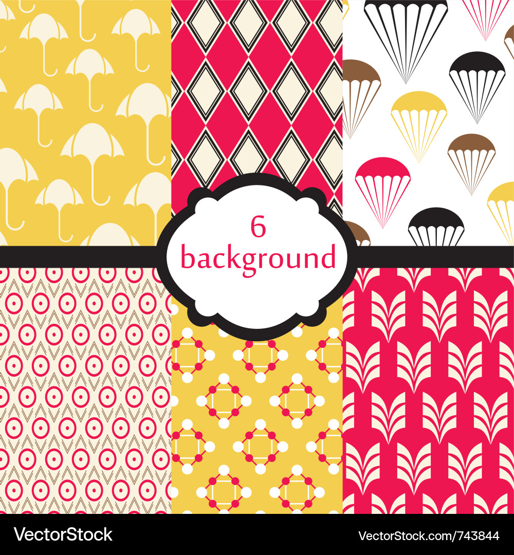 Vintage patterns Royalty Free Vector Image - VectorStock