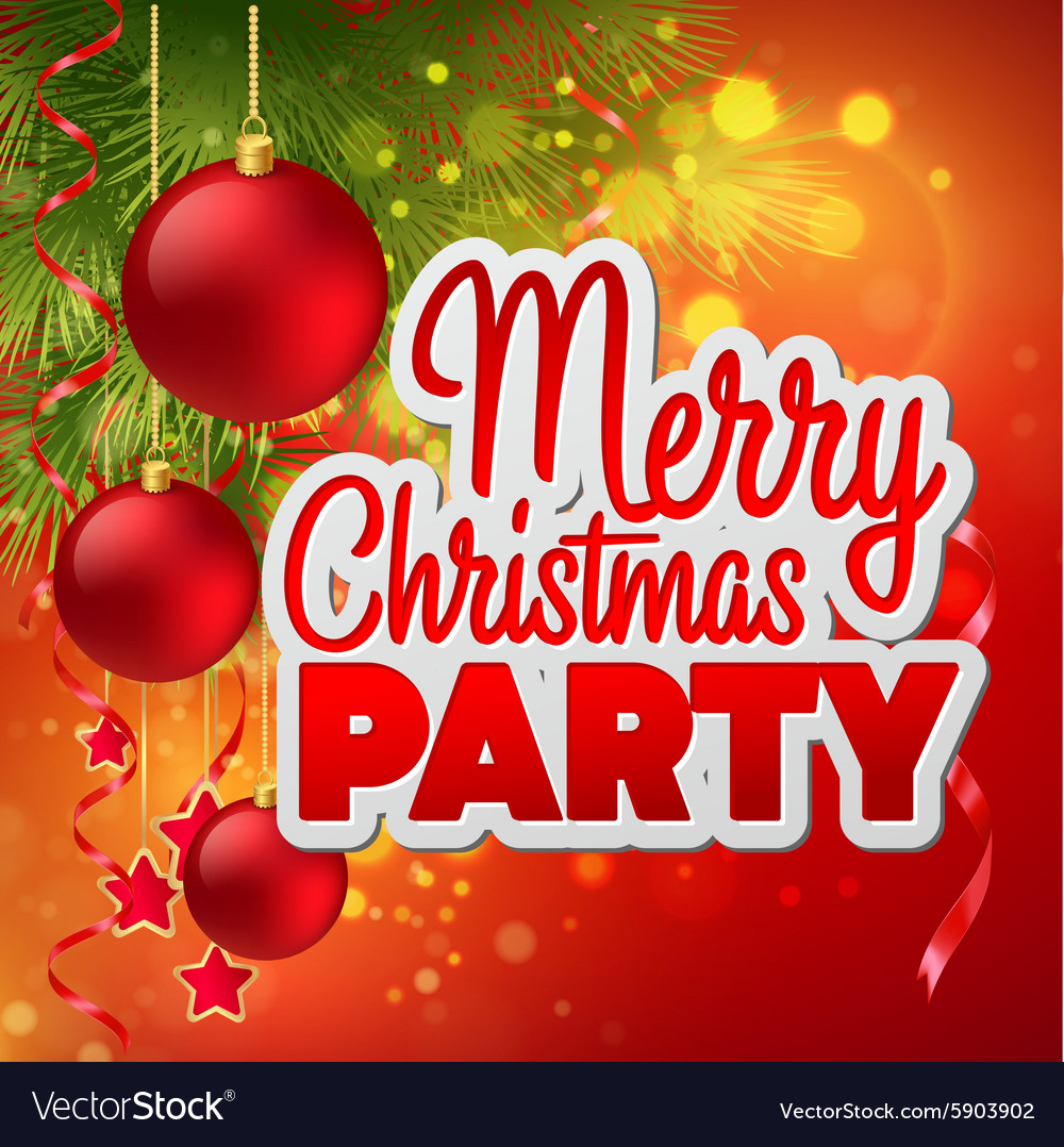 christmas party flyer template royalty free vector image christmas party flyers template
