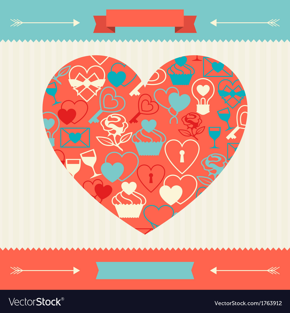 Valentines and Wedding background Royalty Free Vector Image