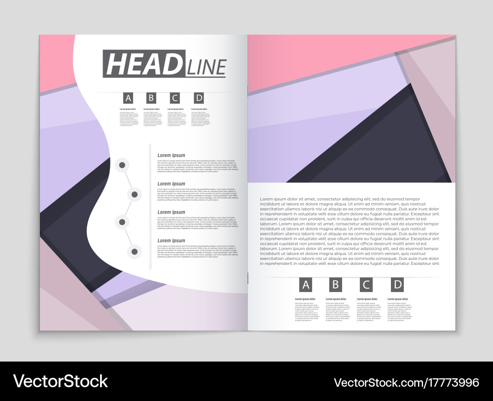 Abstract layout background set for art Royalty Free Vector