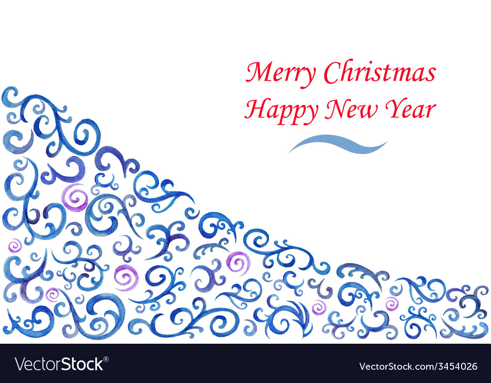 christmas watercolor background