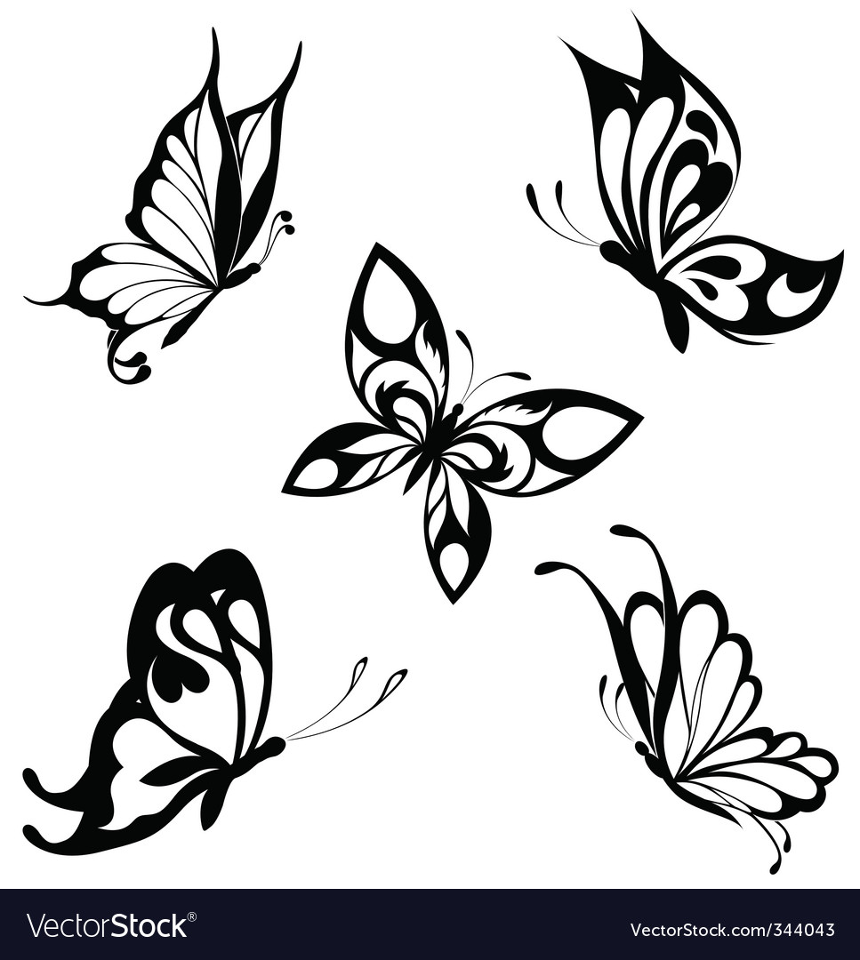 tattoo butterflies royalty free vector image vectorstock tattoo butterflies royalty free vector image vectorstock