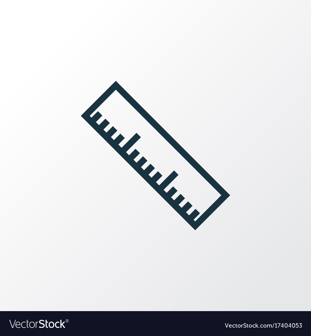 Measurement outline symbol premium quality Vector Image