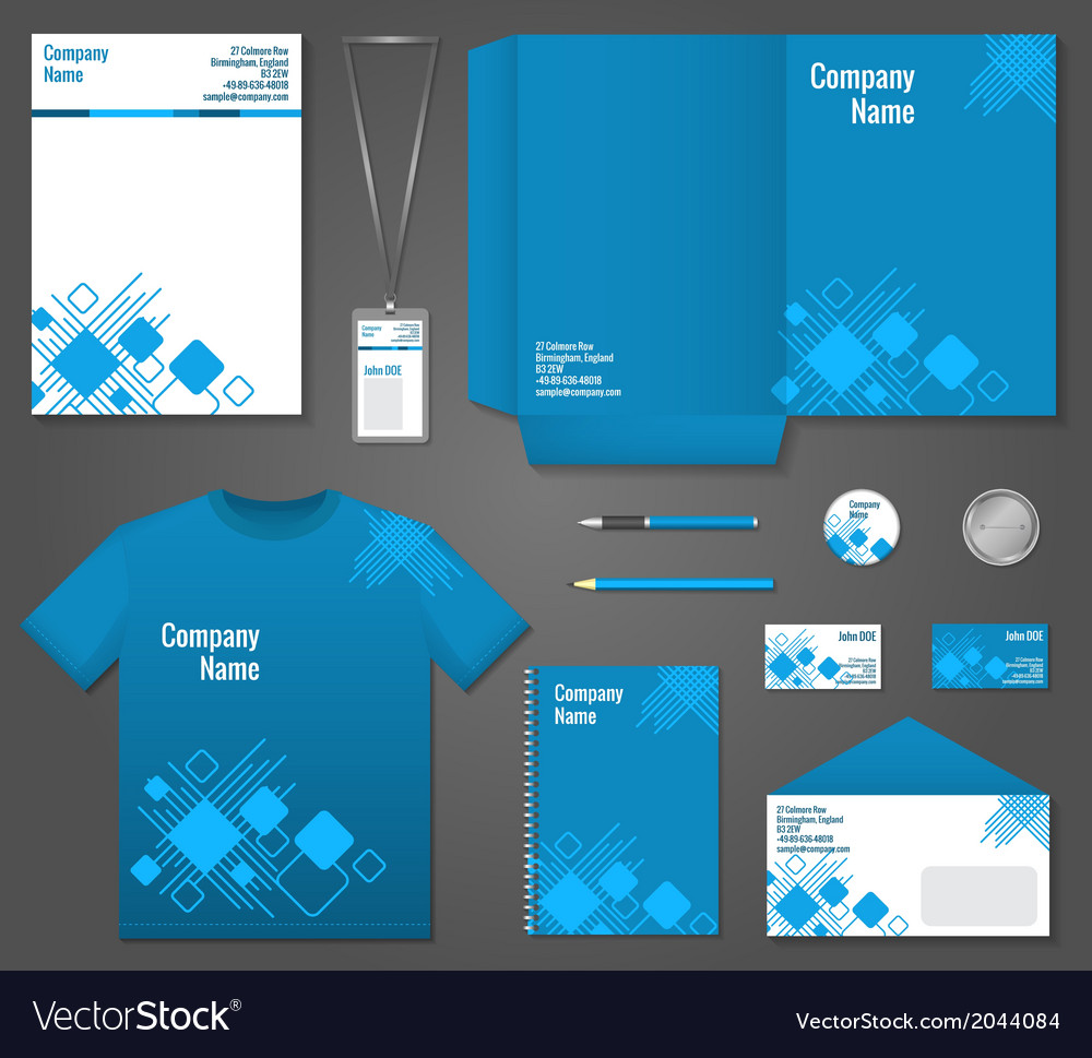business stationary template