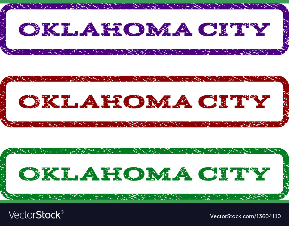 Oklahoma City Watermark Stamp Royalty Free Vector Image Oklahoma City Watermark Stamp Vector Image