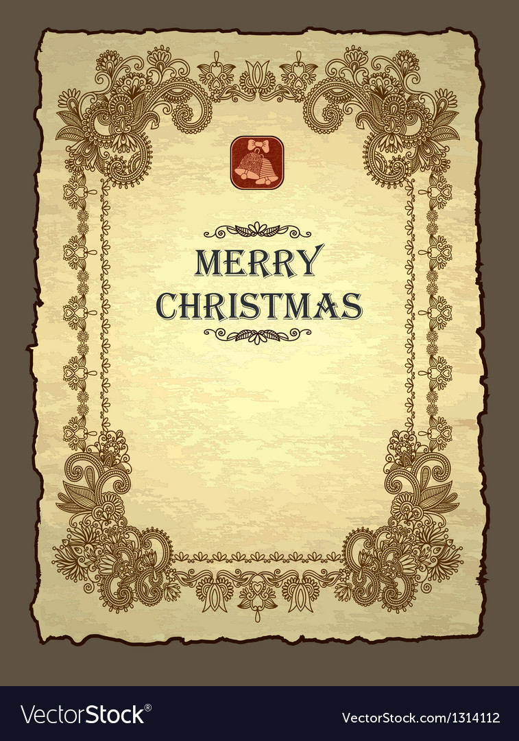 christmas invitation vector