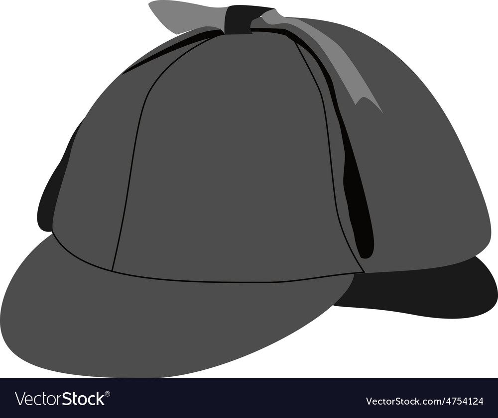 Detective hat Royalty Free Vector Image - VectorStock