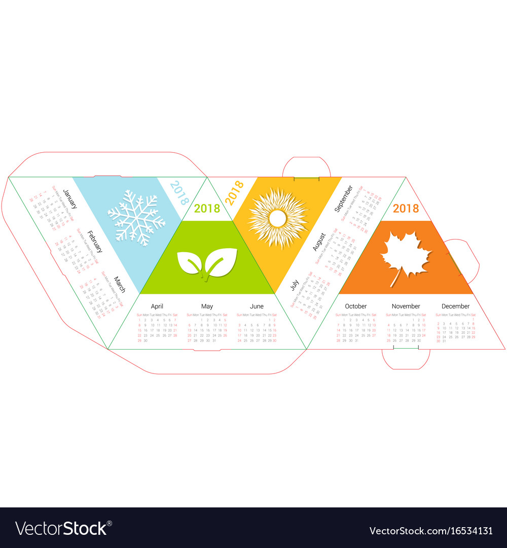 seasons calendar 2018