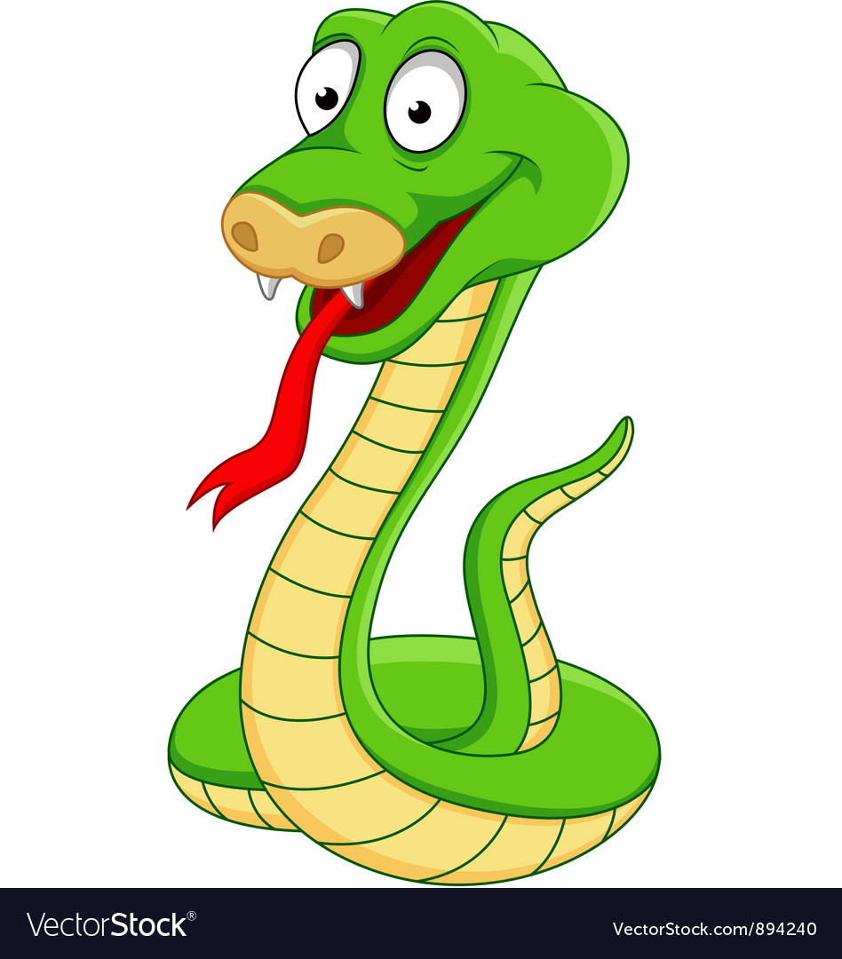 Snake Cartoon Royalty Free Vector Image - VectorStock
