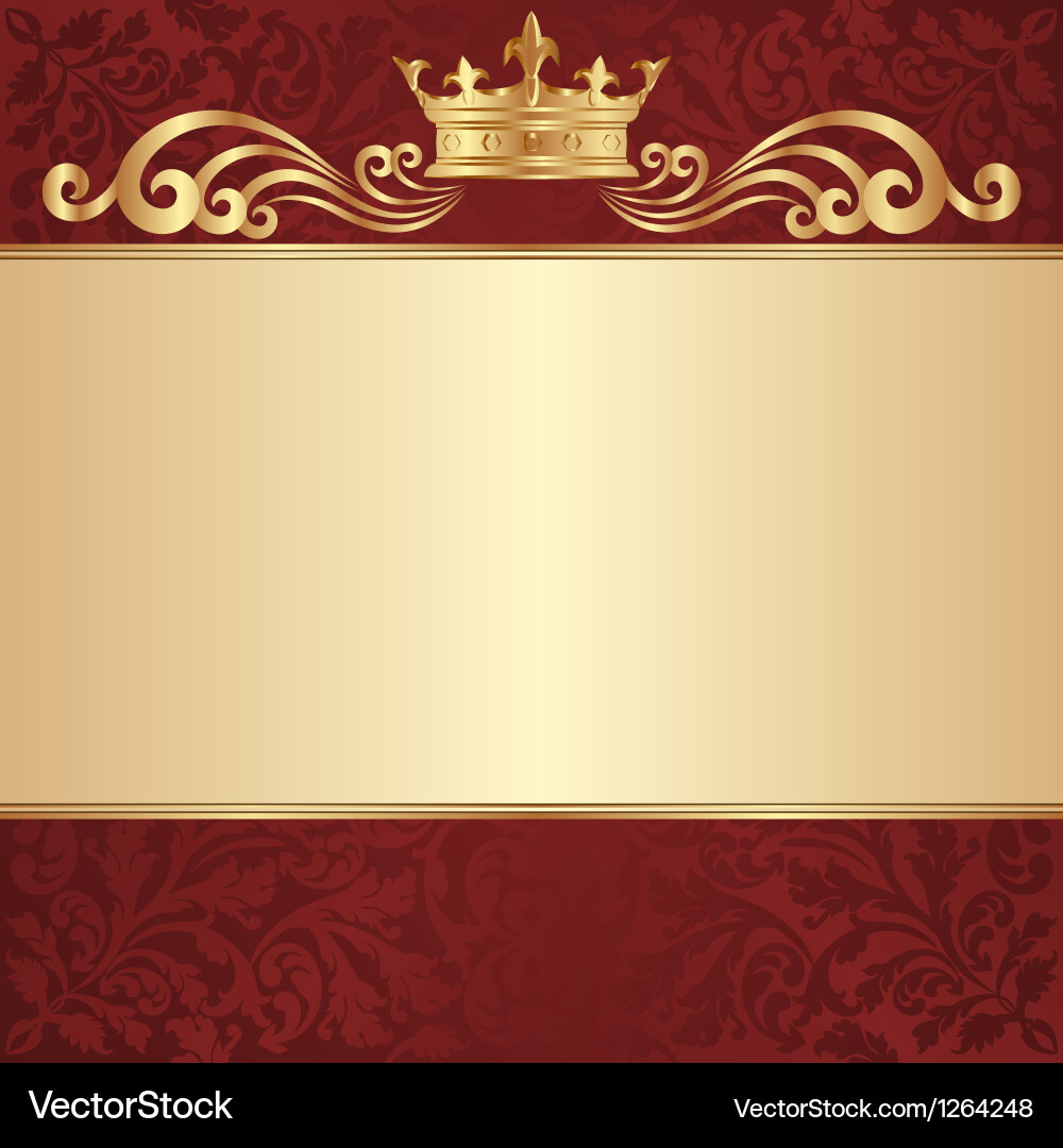 Royal background Royalty Free Vector Image VectorStock