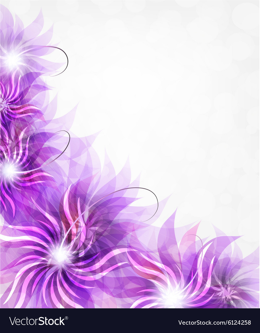 Purple flowers background