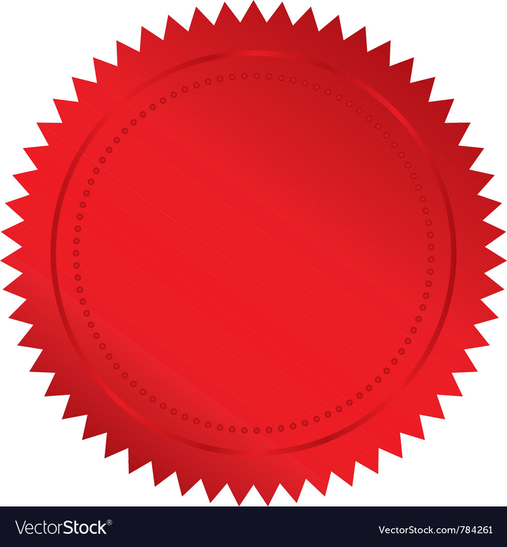 Red Seal Royalty Free Vector Image VectorStock red-seal-royalty-free-vector-image-vectorstock