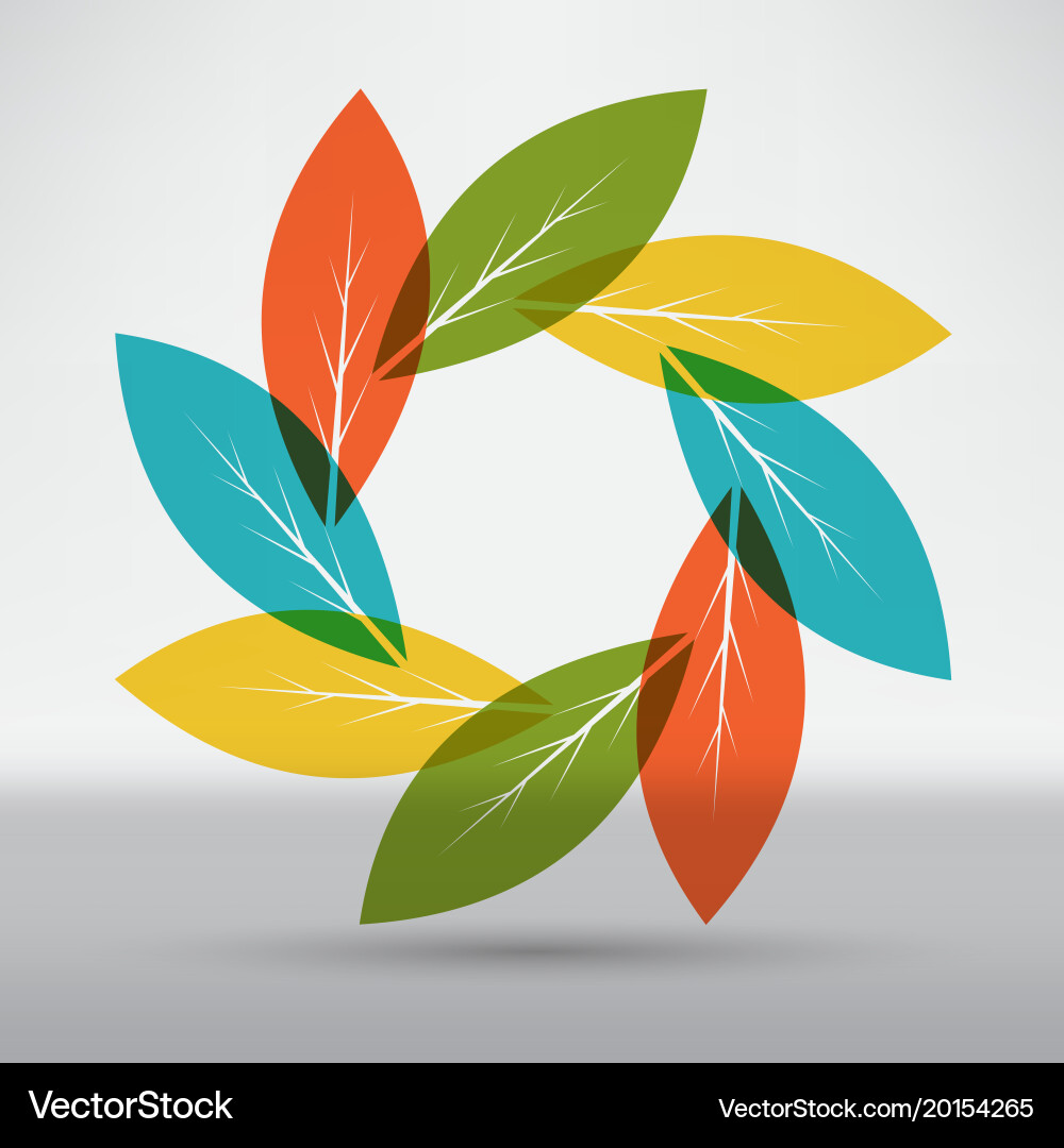 Icon leaf Royalty Free Vector Image - VectorStock