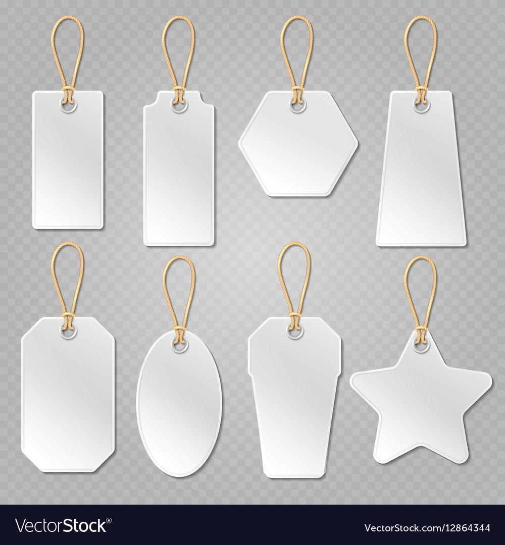 blank price tags