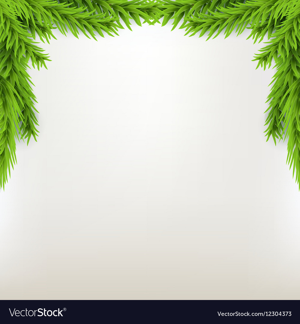 green christmas border