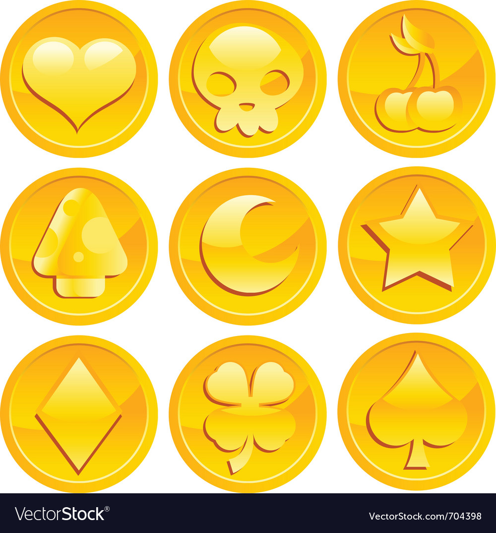 Game Gold Coins Royalty Free Vector Image Vectorstock Game Gold Coins Royalty Free Vector Image Vectorstock
