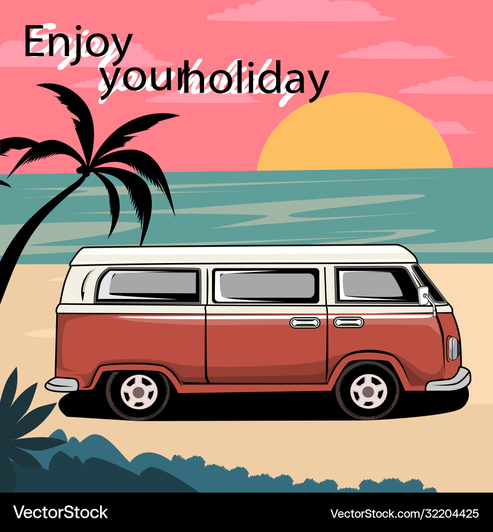 Flat designcar Royalty Free Vector Image - VectorStock