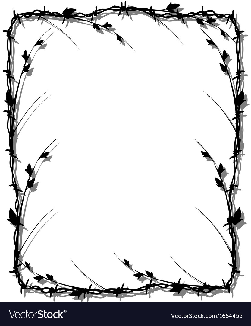 Barbed Wire Border Barbed Wire Border