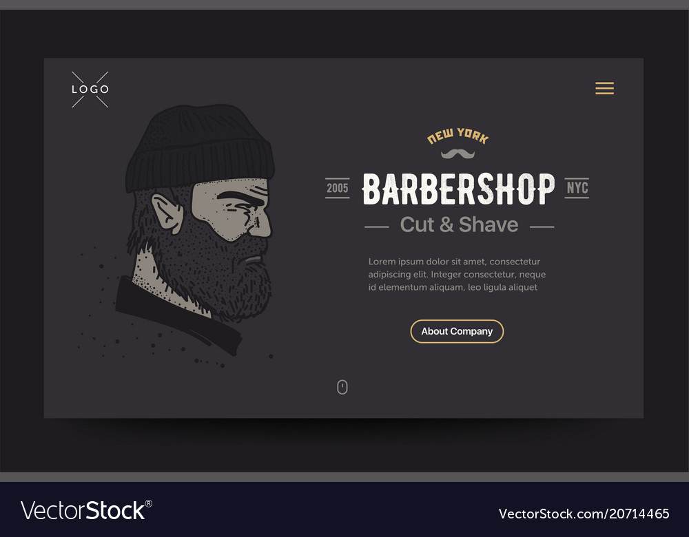 barber shop website