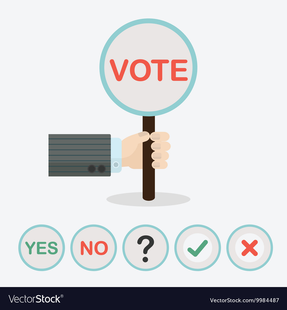 vote sign
