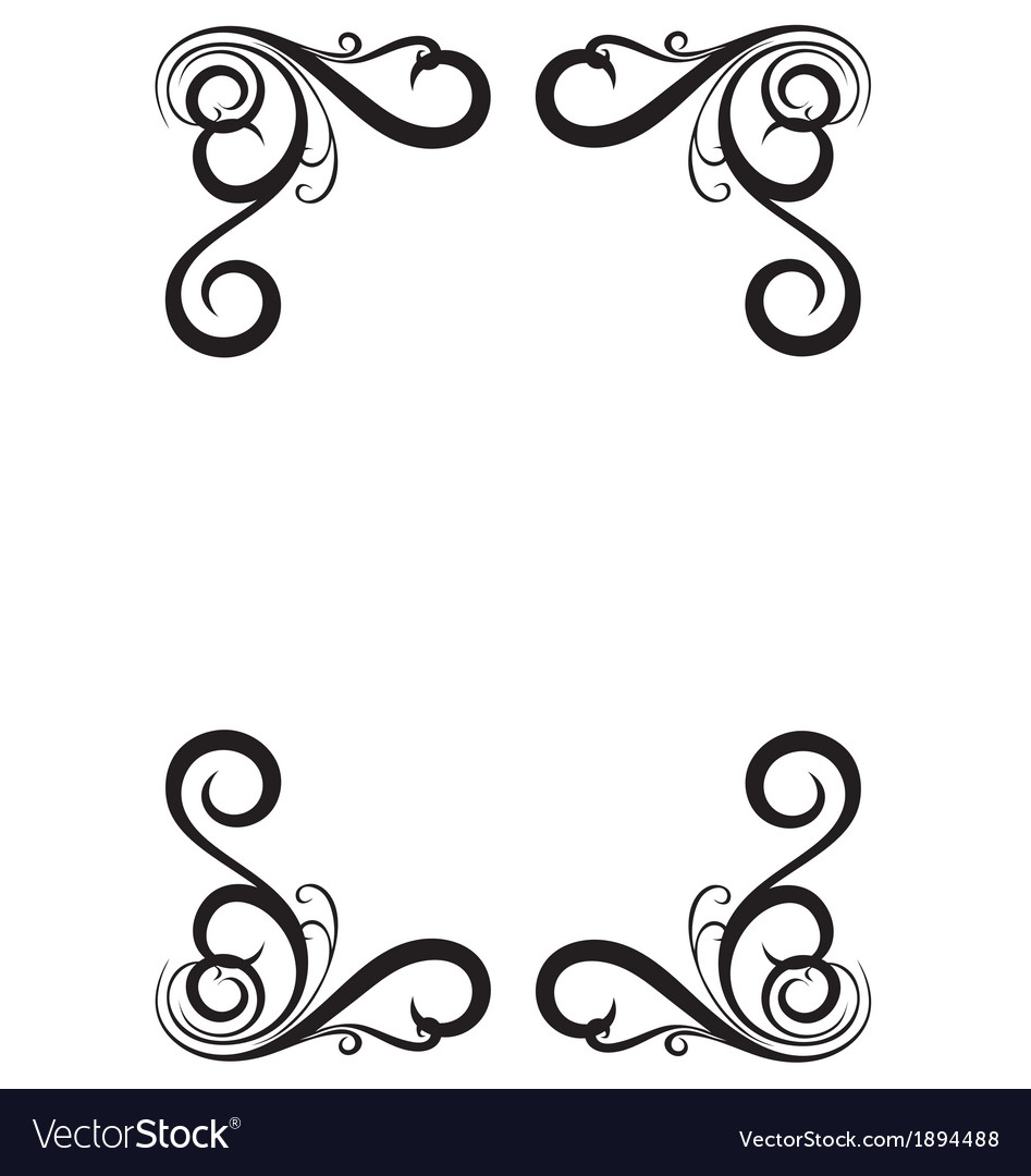 decorative page border royalty free vector image decorative pages