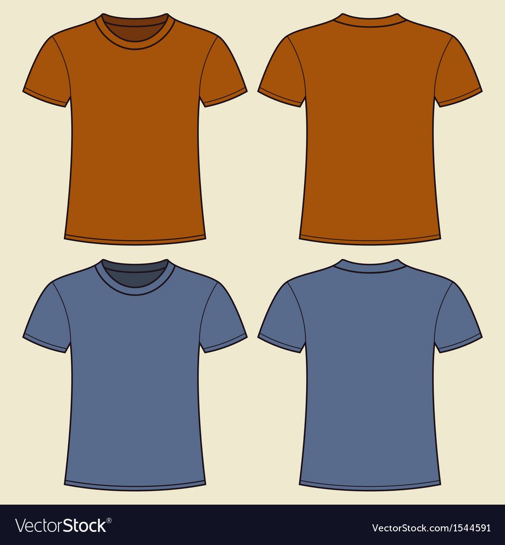 T Shirt Front And Back Template