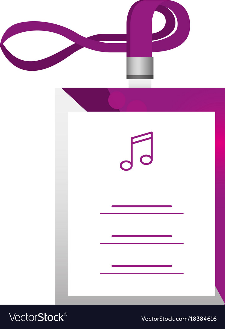 id corporate office lanyard branding template vector image lanyard template
