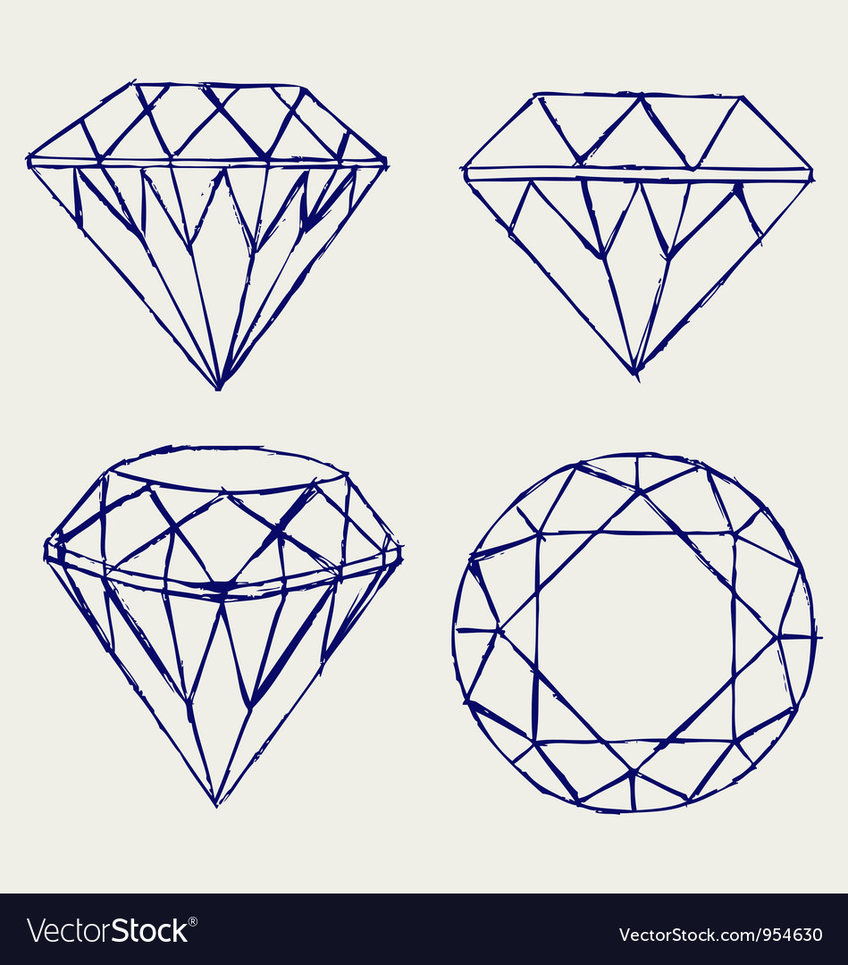 Diamond Royalty Free Vector Image - VectorStock